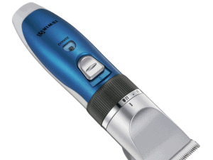 Blue cordless razor