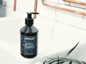 Black Shampoo Bottle