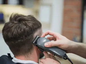 shaving head using clipper