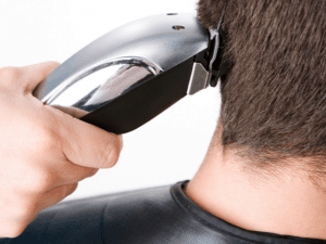 haircut for men using clippers