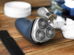 Electric Shaver on a Wooden table