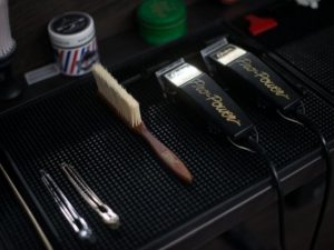 two black hair clippers