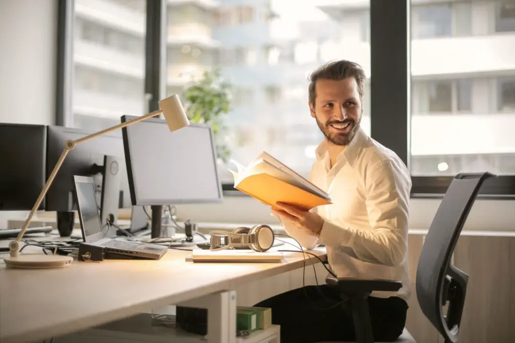 Man at office