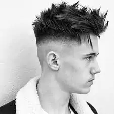 High Fade With Spiked Top