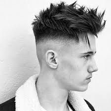 High Fade With Spiked Top